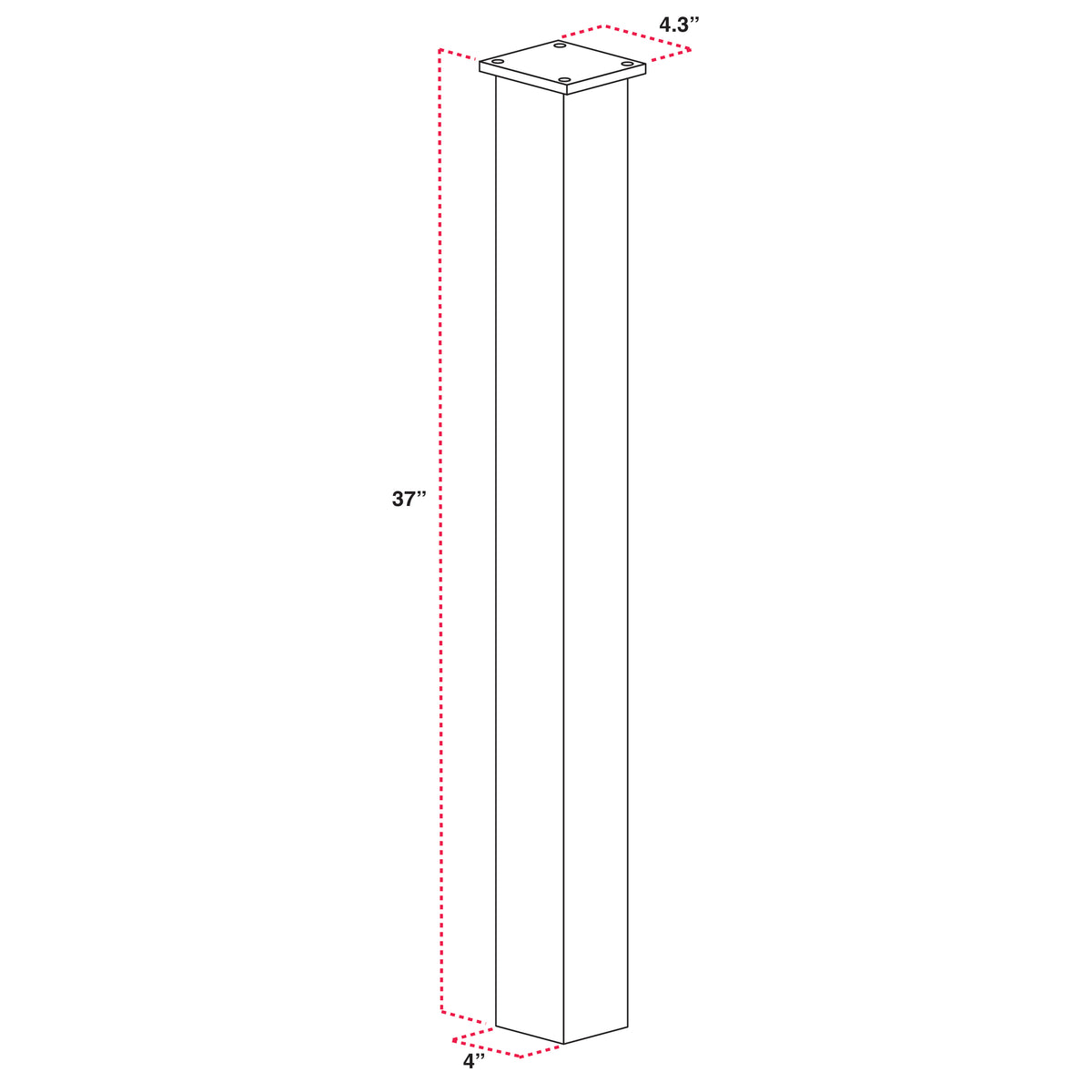 Poste de montaje (37")