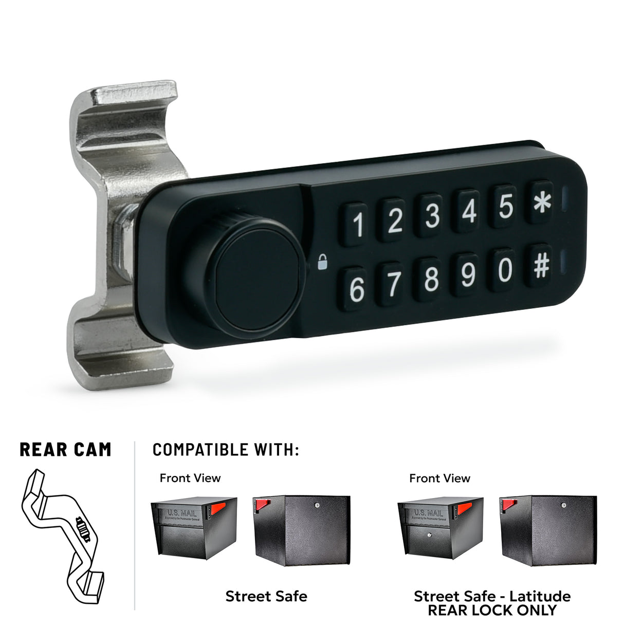 Keyless Digital Combination Mailbox Lock