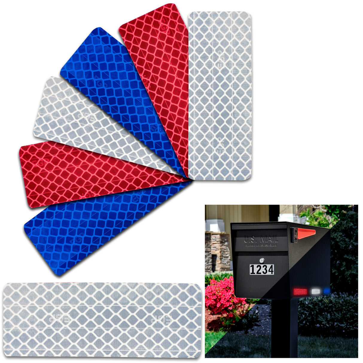 Reflective Mailbox Stickers