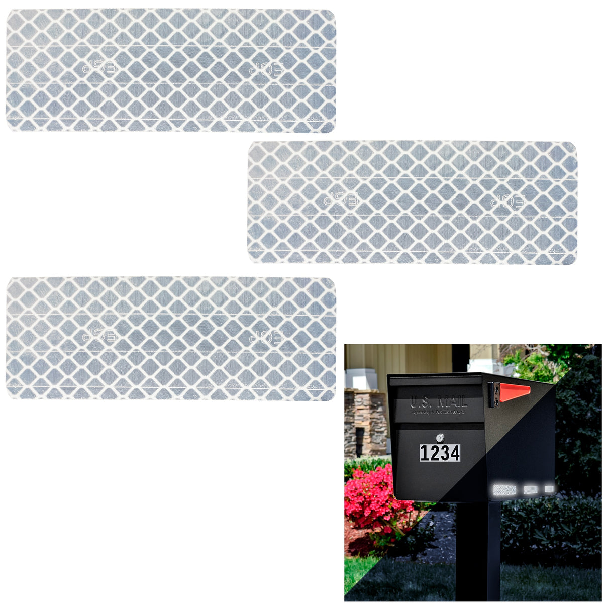 Reflective Mailbox Stickers