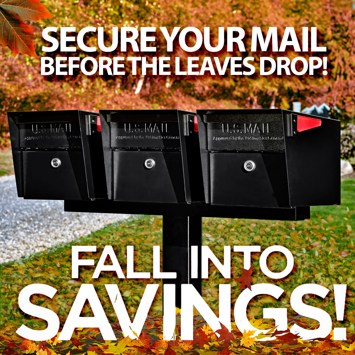 Don‚Äôt ‚ÄòLeaf‚Äô Your Mail Unsecured! Harvest the Savings!