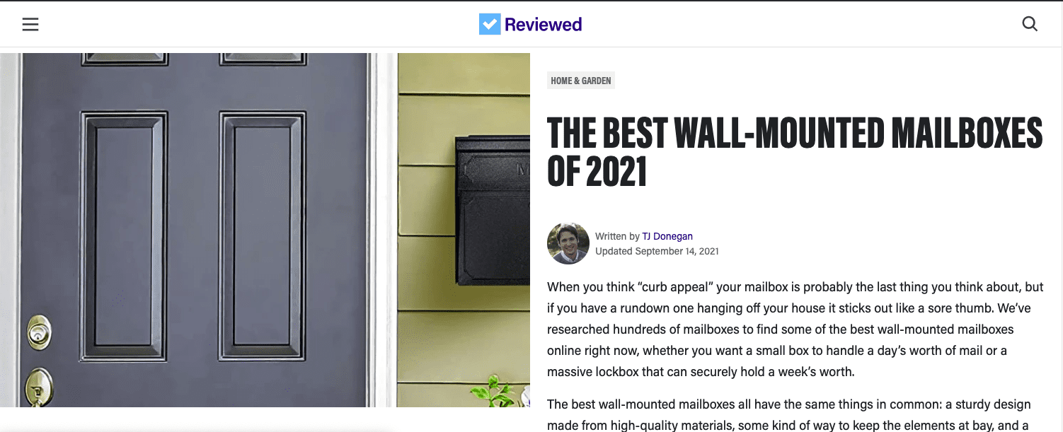 THE BEST WALL-MOUNTED MAILBOX OF 2021 -Reviewed