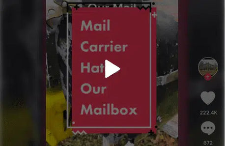 New years means NEW mailboxes and BIGGER IS BETTER.