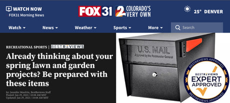 KDVR Fox 31 Denver chooses Mail Manager as their EXPERT approved curbside Mail Box!