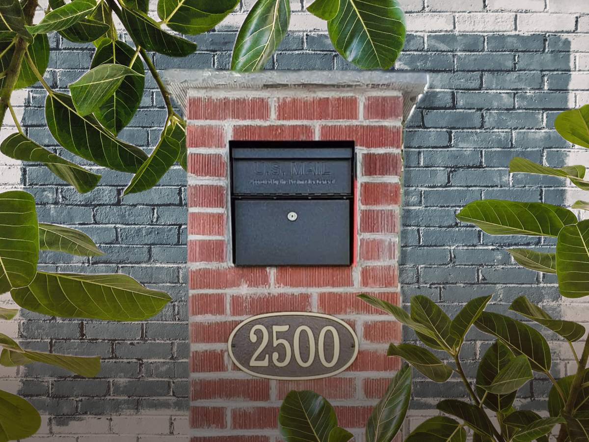 How to Replace a Mailbox in a Brick Column