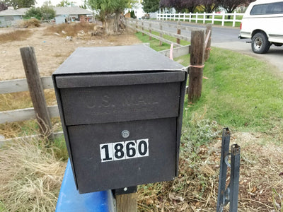 Frank's box survived two hits from 3-ton farm quipment and was still functional.
