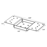 1″ MailBoss Universal Adapter Plate - Height Extender