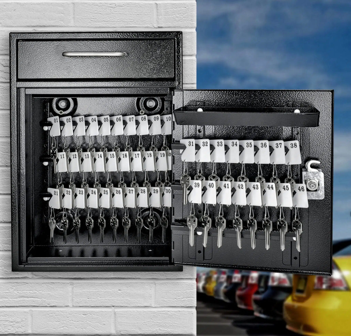 Key Boss Locking Security Key Drop Box