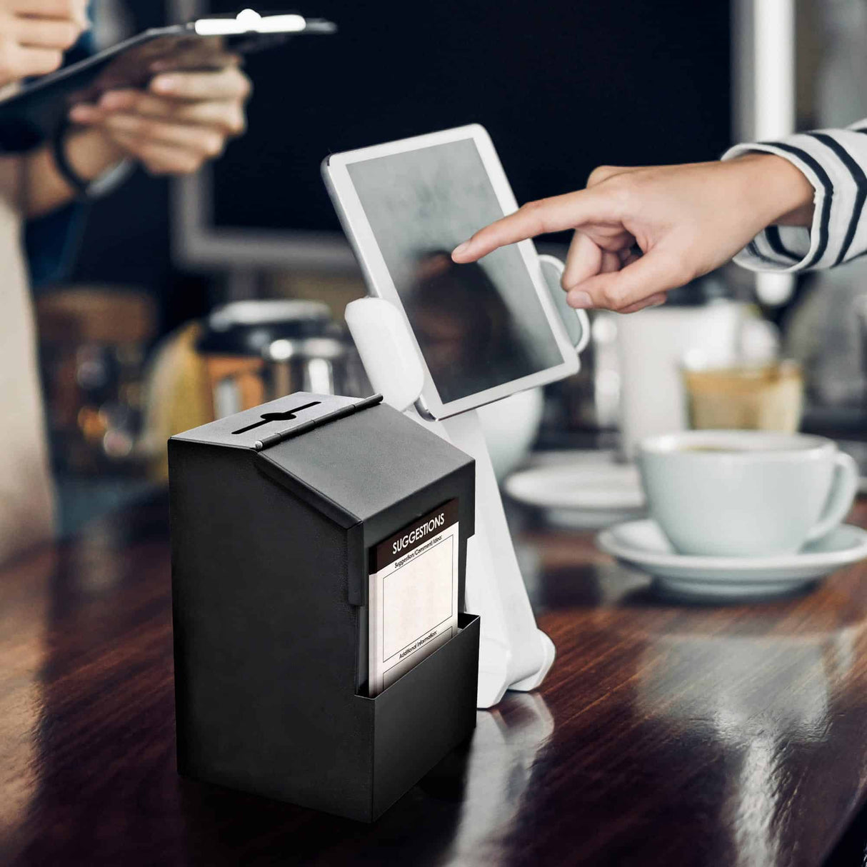 Comment Boss - Locking Steel Suggestion / Key Drop / Collection Box