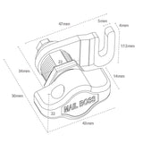 HASP Padlocking Mailbox Lock