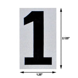 2″ Reflective Mailbox Address Numbers