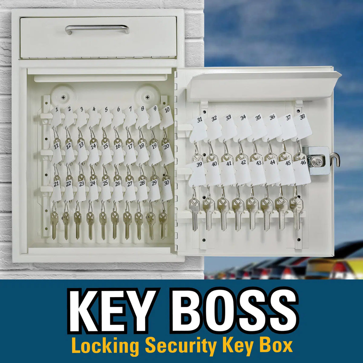 Caja de seguridad para llaves con cerradura Key Boss 