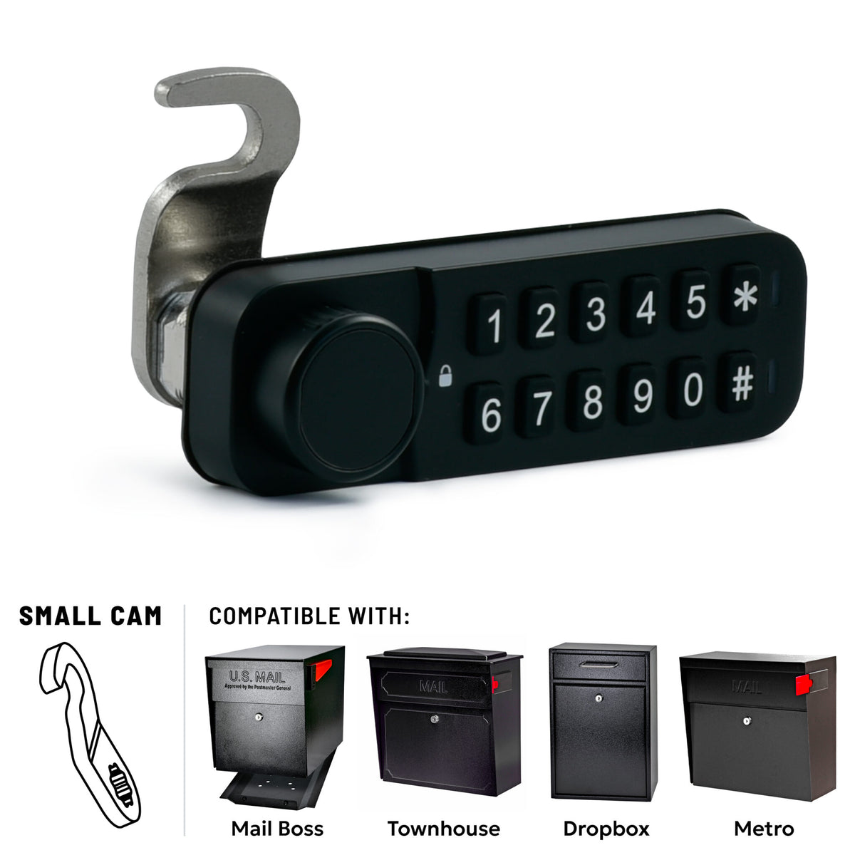 Locking Mailbox Keyless Keyless Digital Combination Mailbox Lock – Mail Boss