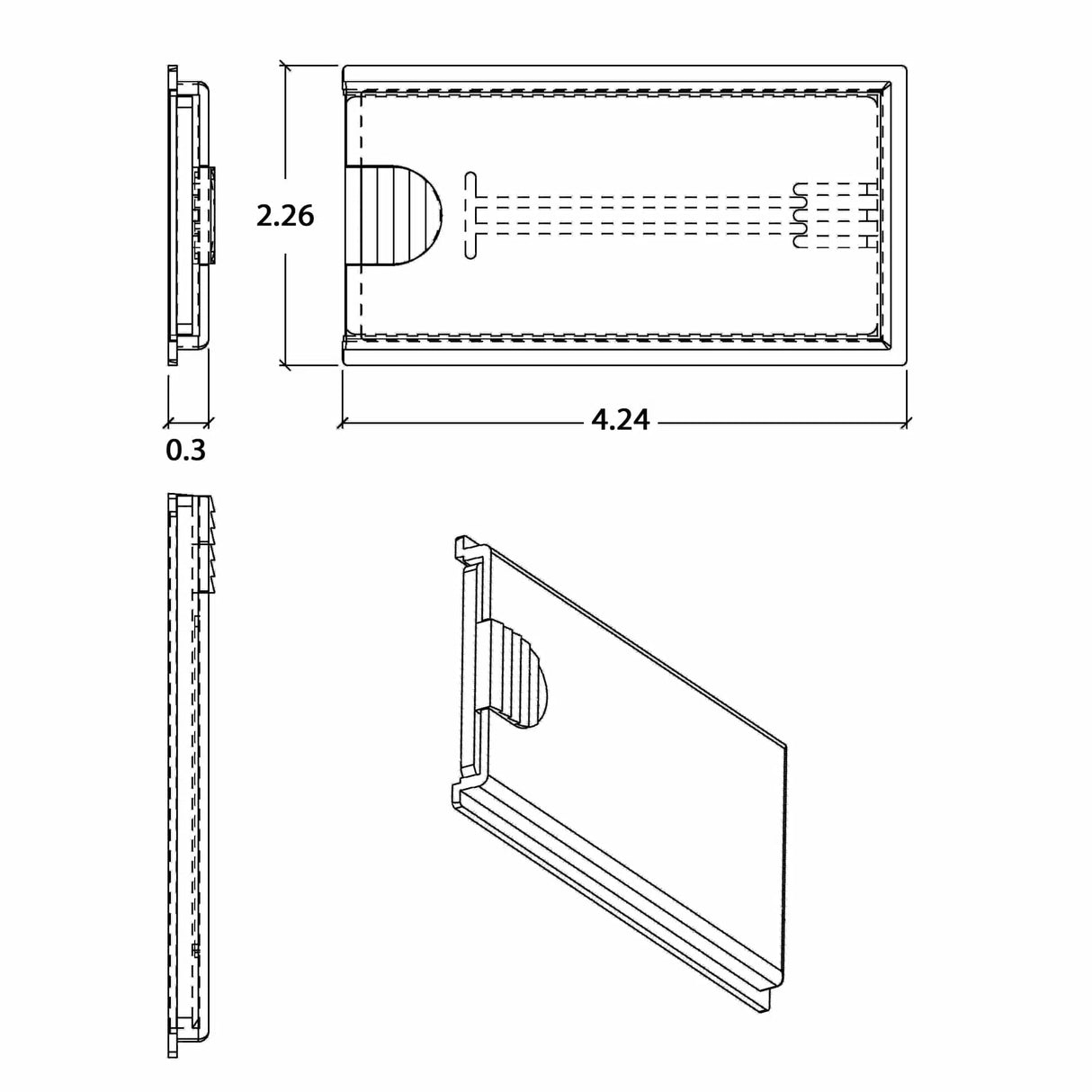Self Adhesive Wall Mount Mailbox Flag