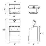 Comment Boss - Locking Steel Suggestion / Key Drop / Collection Box