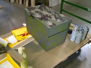 Making a Camo Mailbox