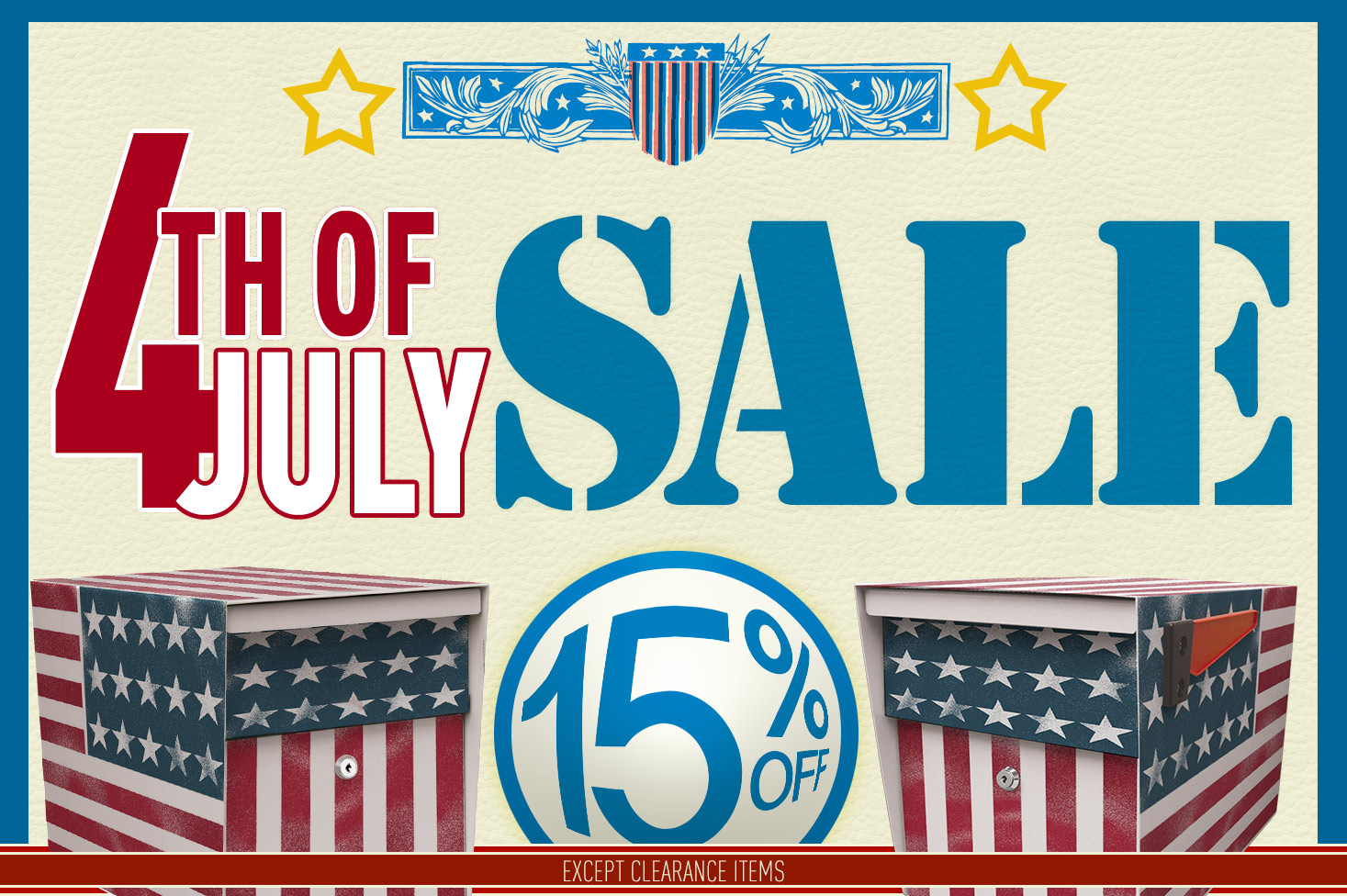 4th of july sale