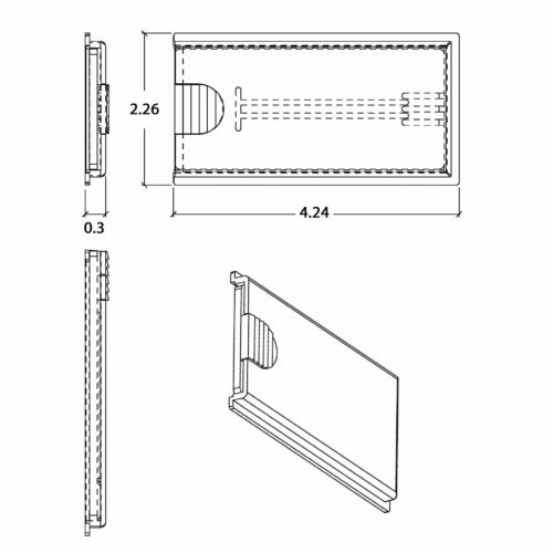 Wall mount mailbox flag measurements and specifications