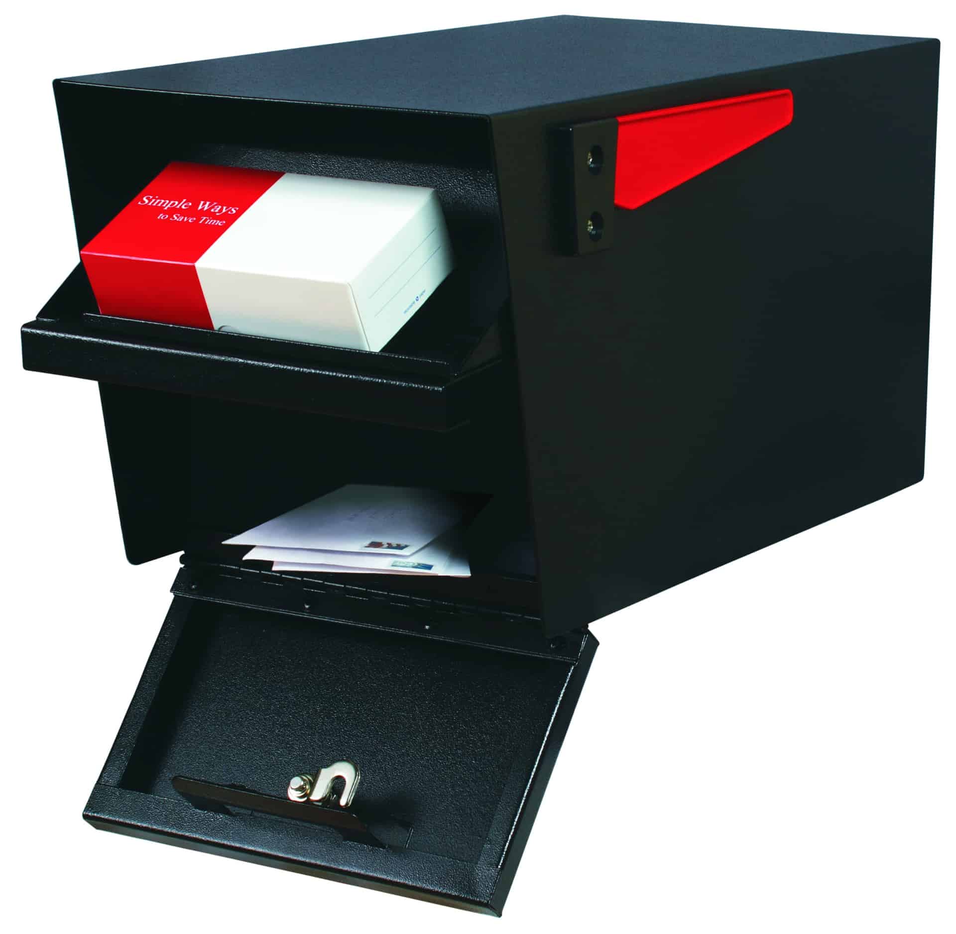 thumbnail image 2 of Mail Boss 7506 Mail Manager Locking Security Mailbox, Black - Security 2 of 9