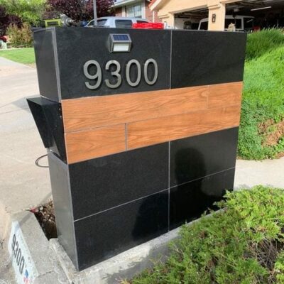 Beautiful Column Mailbox Installation! - Mailboss