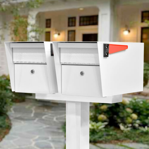 Complete Twin Mount Cluster Mailbox Kit